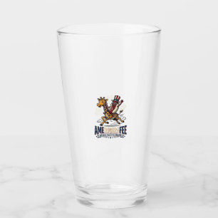 Copo De Pint Camisa engraçada de cachorro-quente patriótico Ame
