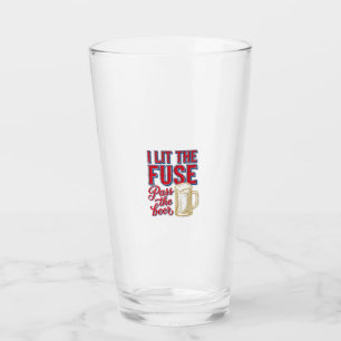 Copo De Pint Camisa engraçada de fogos de artifício de cerveja