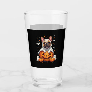 Copo De Pint Camisa Feminina Bulldog Inglês Engraçado Fantasma