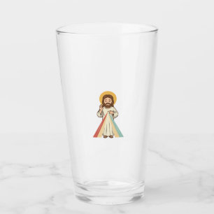 Copo De Pint Camisa Vetorial de Bênção Religiosa Vintage Design