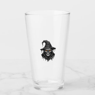 Copo De Pint Camisa Vintage de Halloween com Chapéu de Bruxa e