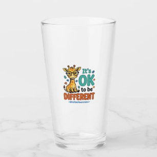Copo De Pint Camisa Vintage Girafa Diferente Conscientização do