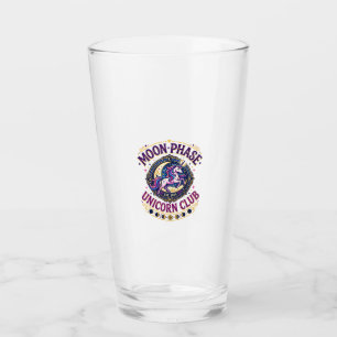 Copo De Pint Camiseta Comercial do Unicorn Moon Phase Unicorn C