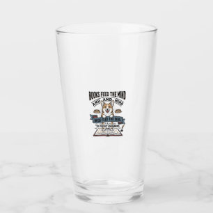 Copo De Pint Camiseta de gravura vintage para leitor de cachorr
