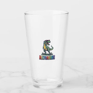 Copo De Pint Camiseta de óculos de sol de dinossauro Allysaurus