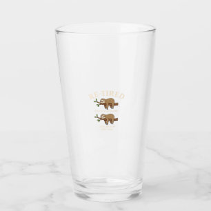Copo De Pint Camiseta de Preguiça com Definição Engraçada de Re
