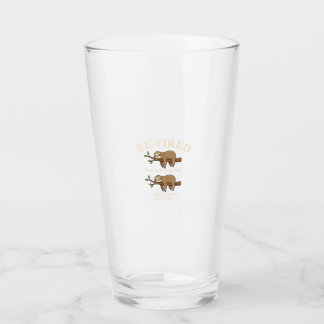 Copo De Pint Camiseta de Preguiça com Definição Engraçada de Re