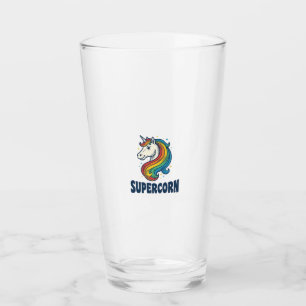 Copo De Pint Camiseta Desenho de Gravura Vintage Unicórnio Supe