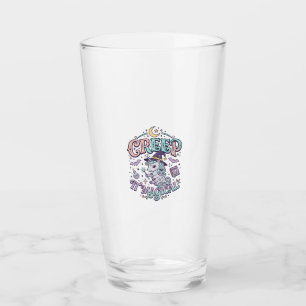 Copo De Pint Camiseta Estilo Retro Mágico Unicórnio Assustador