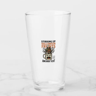Copo De Pint Camiseta Gráfica Caneca Assombrada de Café Assusta