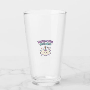 Copo De Pint Camiseta Gráfica Tendência Sonhos Unicórnio Cloudi