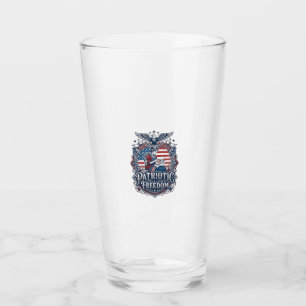 Copo De Pint Camiseta Gráfica Vetorial de Bordado Cruz Patriota