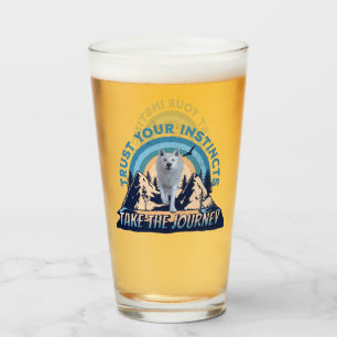 Copo De Pint Camiseta Trust Your Instincts Lobo Ártico