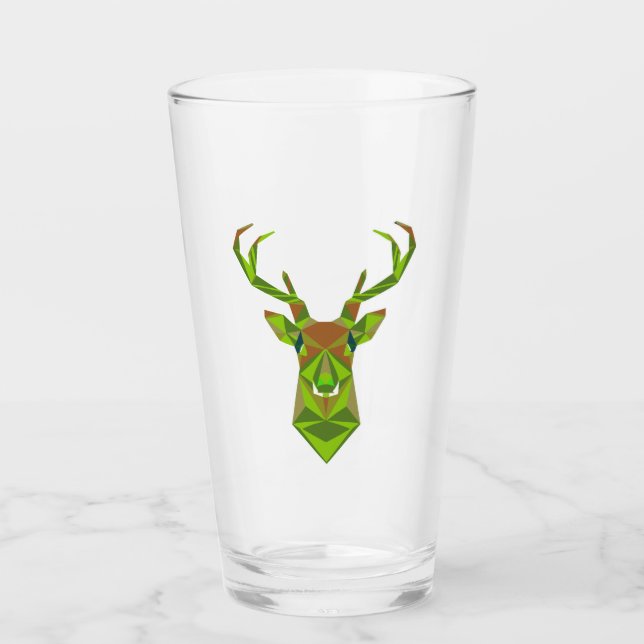 Copo De Pint Camo Geométrico Deer Head (Frente)
