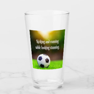 Copo De Pint Campo verde inspiracional de futebol