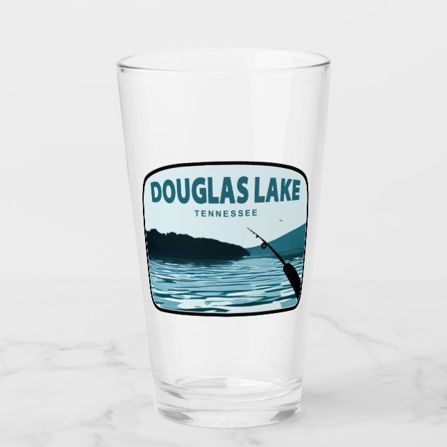 Copo De Pint Cana de Pesca Douglas Lake Tennessee (Frente)