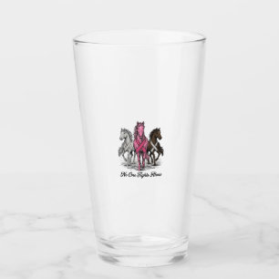 Copo De Pint Câncer de Mama Suporte Cavalo Vector Camisa Design