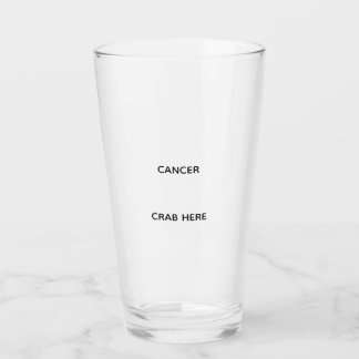 Copo De Pint Cancer glass