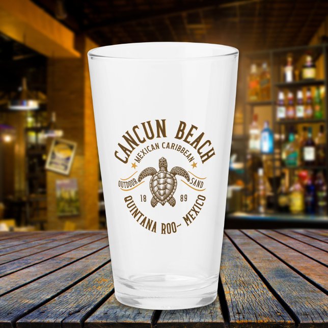 Copo De Pint Cancun Beach Mexico | Paradise Mexican Caribbean (Criador carregado)