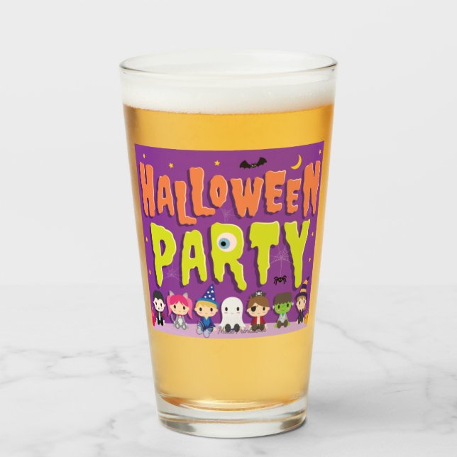 Copo De Pint Caneca de Halloween (Frente (Preenchido))