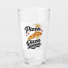 Copo De Pint Caneca engraçada da Rainha da Pizza para mulheres 