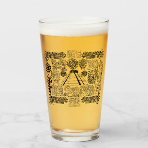 Copo De Pint Caneca Símbolos Maias