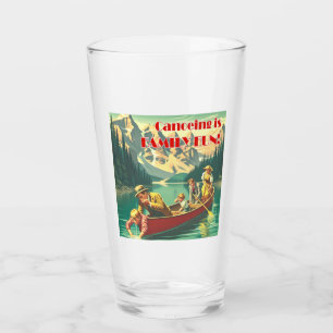 Copo De Pint Canoagem É Diversão Familiar