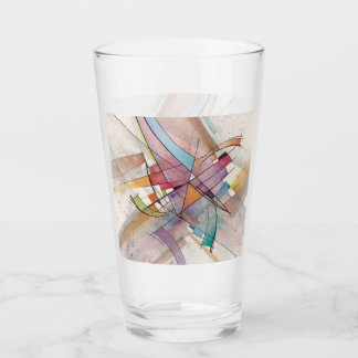Copo De Pint CANTATA em TOM PASTEL Arte Abstrata