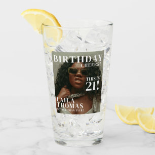 Copo De Pint Capa de Revista de Aniversário Personalizada Cumpr