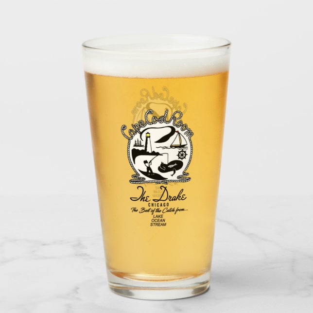Copo De Pint Cape Cod Room, The Drake Hotel, Chicago, Illinois (Frente (Preenchido))