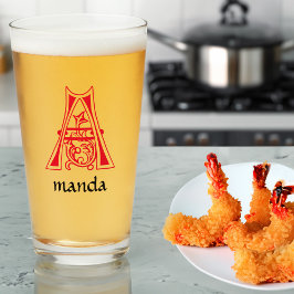 Copo De Pint Capital Decorativo Botânico Medieval A