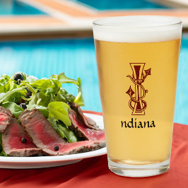 Copo De Pint Capital Decorativo Botânico Medieval I