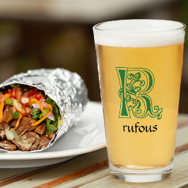 Copo De Pint Capital Decorativo Botânico Medieval R