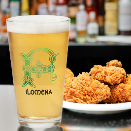 Copo De Pint Capital Decorativo do Nó Celta do século XVI F