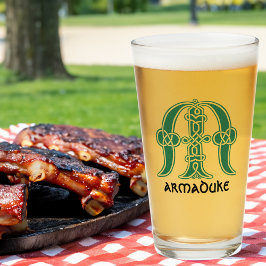 Copo De Pint Capital Decorativo do Nó Celta do século XVI M