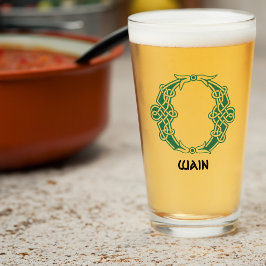 Copo De Pint Capital Decorativo do Nó Celta do século XVI O