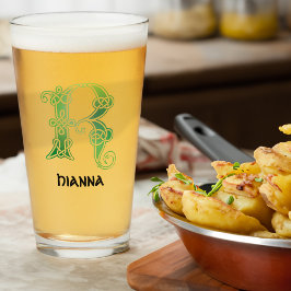 Copo De Pint Capital Decorativo do Nó Celta do século XVI R