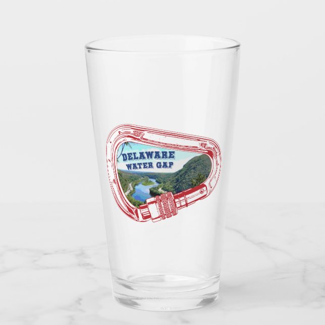 Copo De Pint Carabineiro de subida de água de Delaware (Frente)