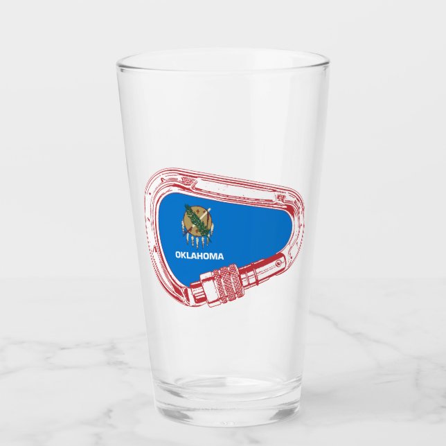 Copo De Pint Carabiner de Escalada de Oklahoma (Frente)