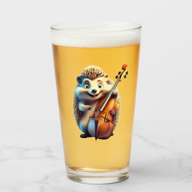 Copo De Pint Caricatura, Cartoon, Ilustração Um musical (Frente (Preenchido))