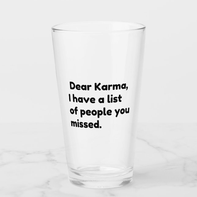 Copo De Pint Caro Karma (Frente)
