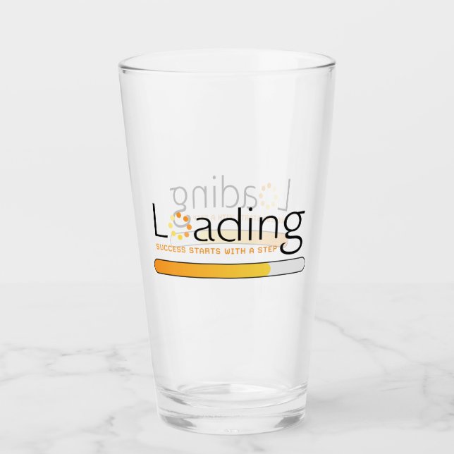 Copo De Pint Carregamento - O sucesso começa com uma etapa (Frente)