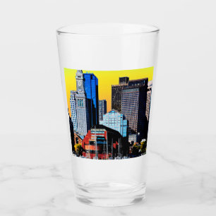 Copo De Pint Cartão de Poster da Casa Personalizada de Boston E