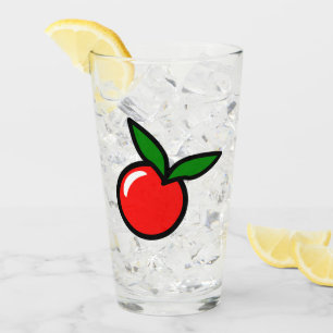 Copo De Pint Cartografia de Fruta Vermelha de Cereja de Maçã Be