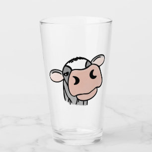Copo De Pint cartografia vaca branca-negra cinza rosa-rosa-faze