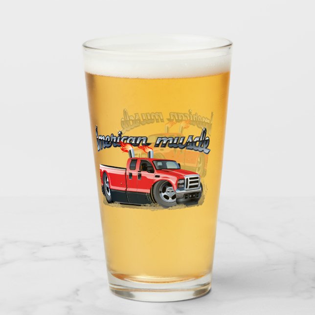 Copo De Pint Cartoon (Traseira (Preenchido))