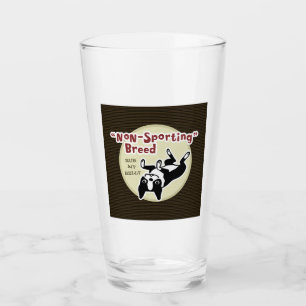 Copo De Pint Cartoon Cute Boston Terrier Raça Não Desportiva