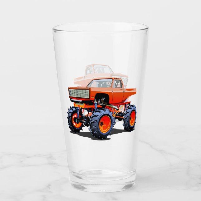 Copo De Pint Cartoon monster truck (Frente)