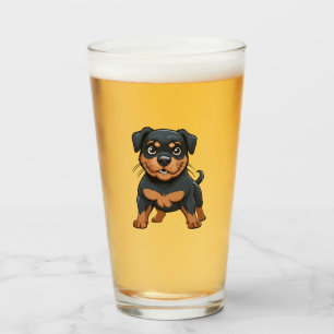 Copo De Pint Cartoon Rottweiler
