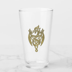 Copo De Pint CASA DO DRAGÃO Ouro Filigree Dragon Crest